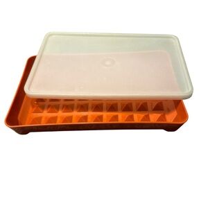 Vintage Tupperware 1292 Bacon Hot Dog Cold Cut‎ Lunch Meat Keeper Food Storage